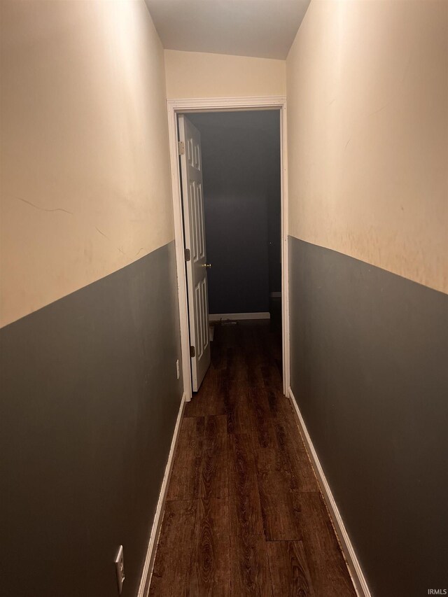 303 E N St, Winslow, IN 47598 - corridor featuring wood finished floors