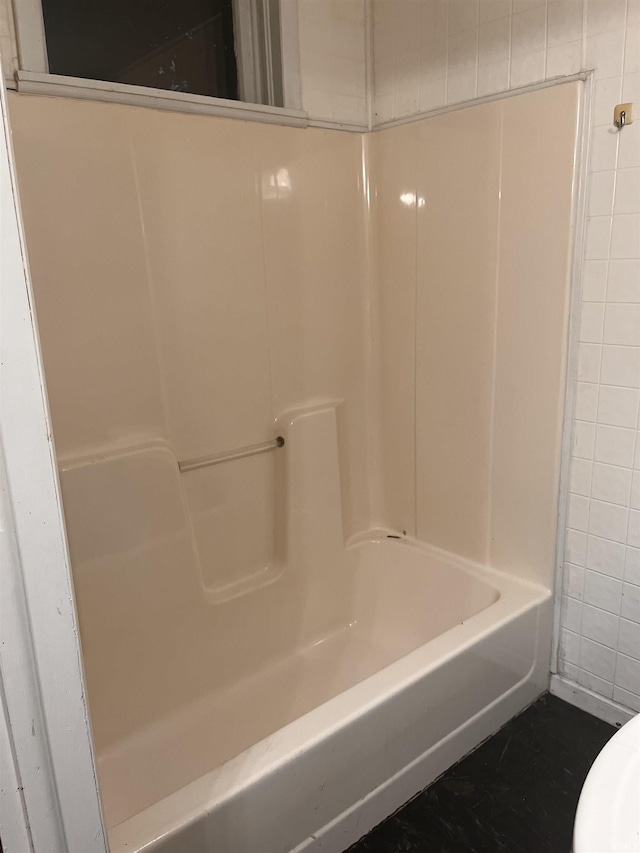 303 E N St, Winslow, IN 47598 - full bathroom with toilet and shower / washtub combination