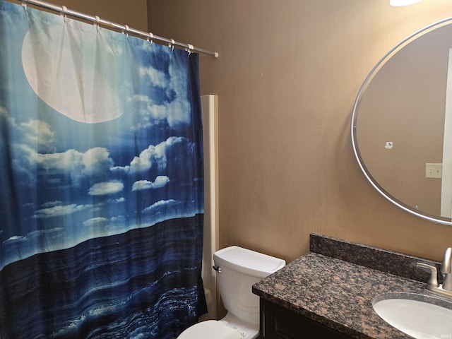 1300 Winding Ridge Ln Unit C-8, Valparaiso, IN 46383 - full bathroom featuring vanity, toilet, and a shower with shower curtain