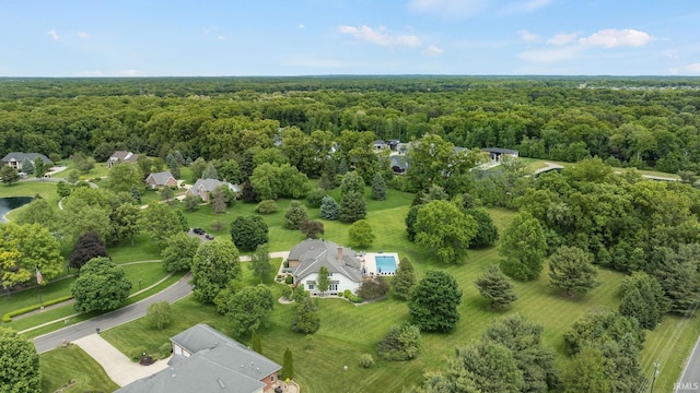 11070 Birch Lake Dr, Granger, IN 46530 - aerial view of a heavily wooded area