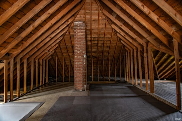 507 N Howard St, Union City, IN 47390 - view of unfinished attic