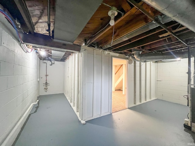 158 Simpson Ave, Elkhart, IN 46516 - view of unfinished below grade area