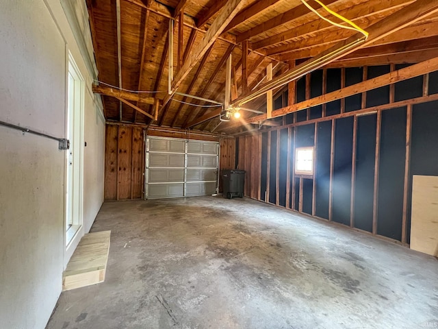 158 Simpson Ave, Elkhart, IN 46516 - garage with a garage door opener