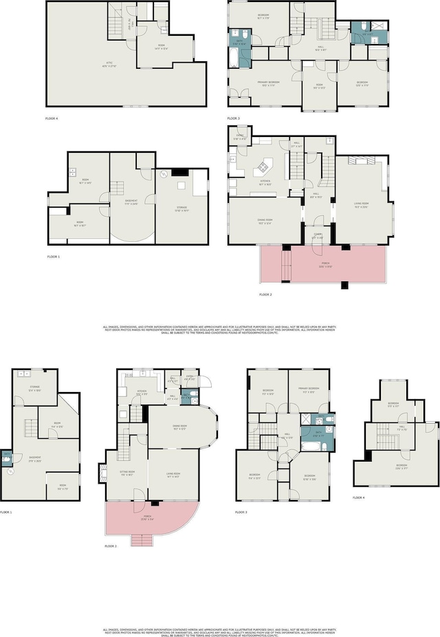 706 Park Ave, South Bend, IN 46616 - room layout