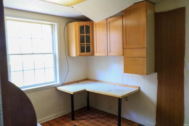 802 Hasenour Ave, Jasper, IN 47546 - kitchen with healthy amount of natural light and glass insert cabinets