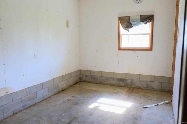 802 Hasenour Ave, Jasper, IN 47546 - spare room with unfinished concrete floors