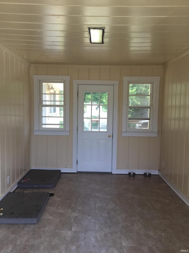 449 Cline St, Huntington, IN 46750 - doorway with tile patterned floors