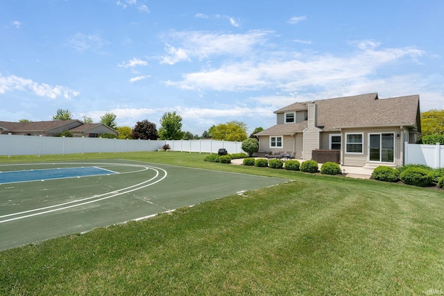 210 Meadows Dr, Greentown, IN 46936 - view of sport court featuring community basketball court