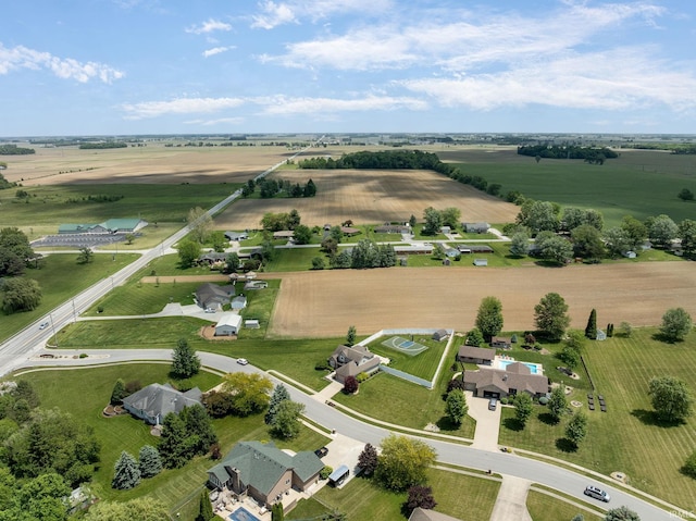 210 Meadows Dr, Greentown, IN 46936 - aerial view of property's location with rural landscape