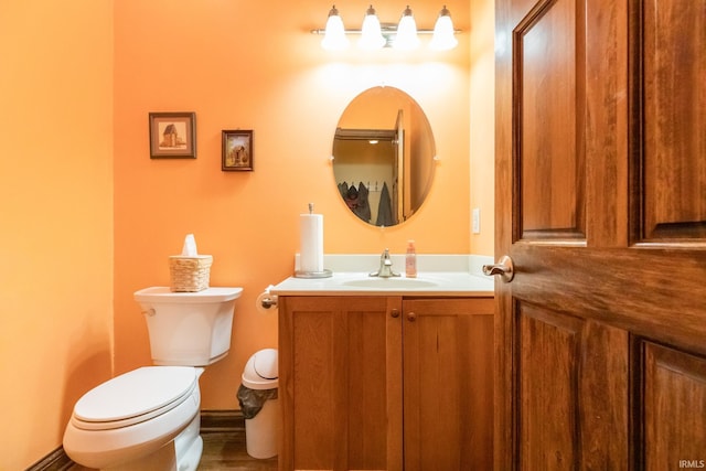 5003 N Chatham Dr, Bloomington, IN 47404 - bathroom featuring vanity and toilet