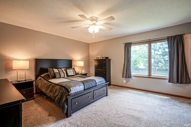 60 Elder Ct, Lafayette, IN 47905 - bedroom with carpet flooring, baseboards, and ceiling fan