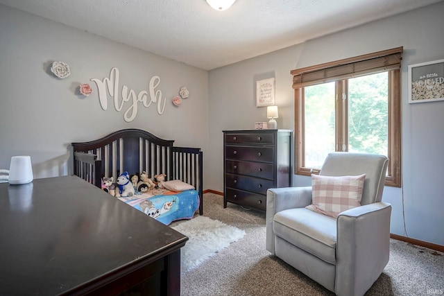 60 Elder Ct, Lafayette, IN 47905 - bedroom featuring carpet, baseboards, and a crib