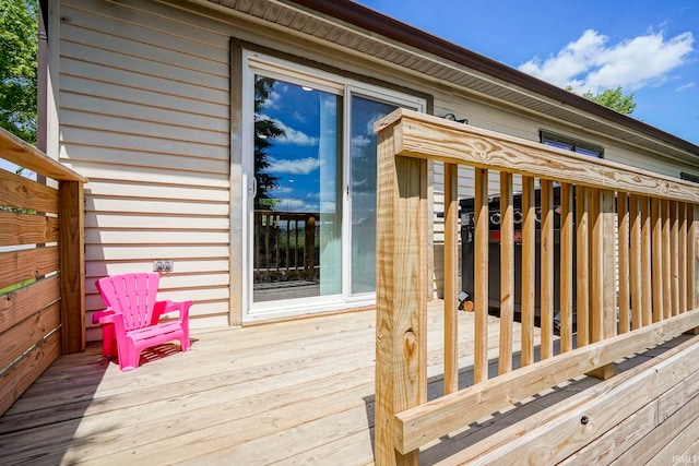 60 Elder Ct, Lafayette, IN 47905 - view of wooden deck