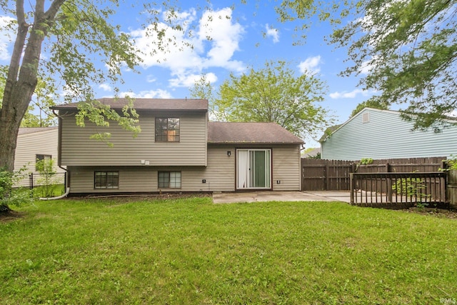 11114 E Wismar Dr, Indianapolis, IN 46235 - rear view of property featuring a patio area