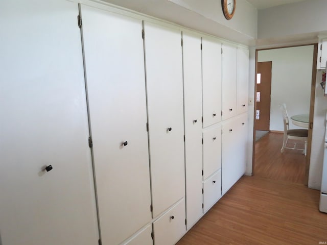 801 E Sycamore St, Petersburg, IN 47567 - hall with light wood-style flooring