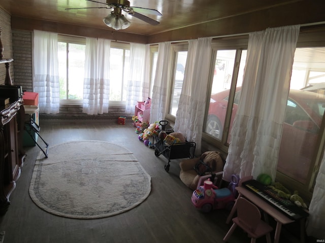 801 E Sycamore St, Petersburg, IN 47567 - sunroom featuring wood finished floors