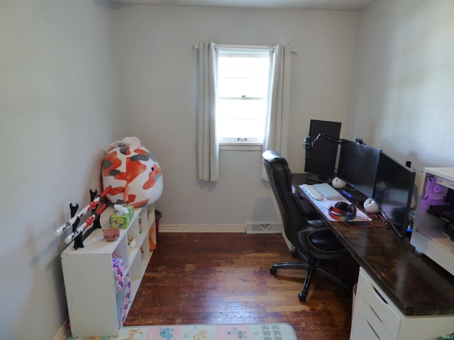 1612 N Wellington St, South Bend, IN 46628 - office with wood finished floors and baseboards