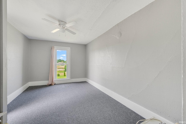 405 Miner Rd, Avilla, IN 46710 - carpeted spare room with ceiling fan and baseboards