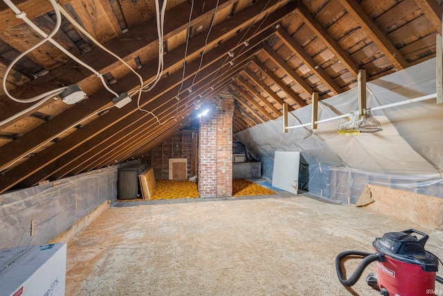 405 Miner Rd, Avilla, IN 46710 - view of unfinished attic