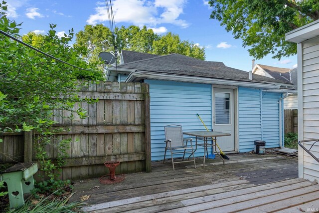 1804 Maple St, Lafayette, IN 47904 - view of wooden terrace