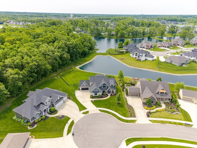 119 Artisan Pass, Fort Wayne, IN 46845 - aerial perspective of suburban area featuring a nearby body of water