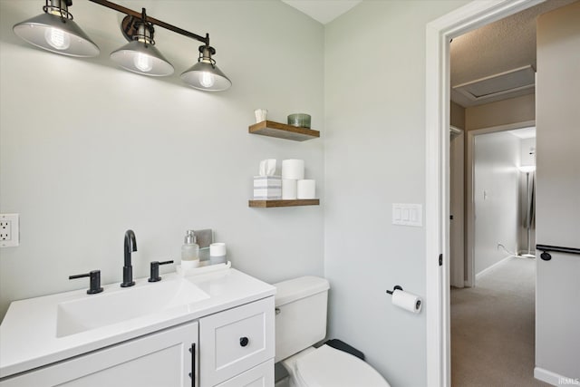 12678 Pat Ln, Granger, IN 46530 - half bathroom featuring toilet and vanity
