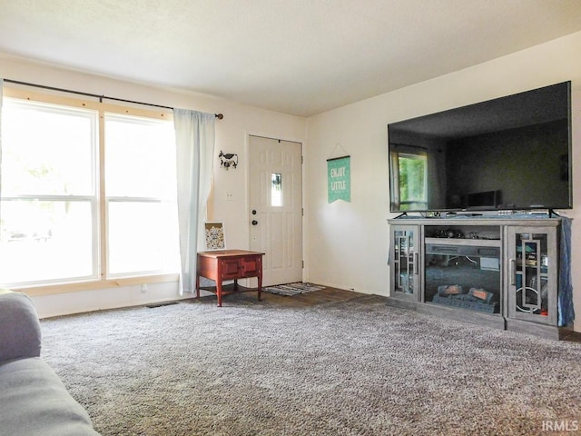 2363 N Oak Dr, Bluffton, IN 46714 - living room with carpet flooring