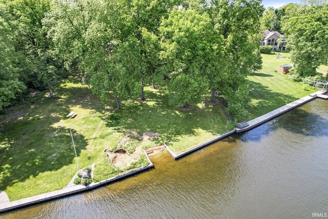 22907 State Road 120, Elkhart, IN 46516 - drone / aerial view of a large body of water and a tree filled landscape