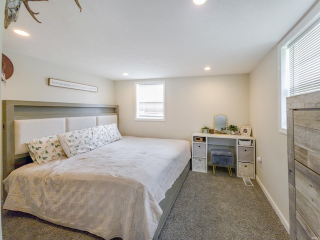 160 SW 5th St, Linton, IN 47441 - carpeted bedroom with recessed lighting and baseboards