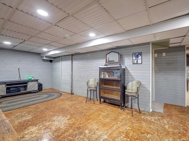 210 W Main St, Worthington, IN 47471 - view of finished below grade area