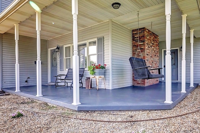 210 W Main St, Worthington, IN 47471 - view of covered porch
