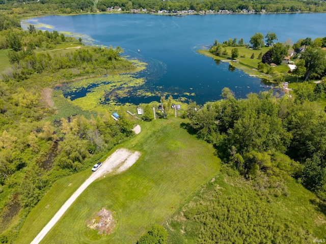 4609 N Sheldon Dr, Churubusco, IN 46723 - aerial view of a nearby body of water