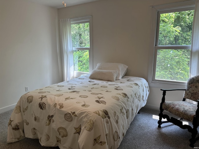 8284 S Mackenzie Ct, Bloomington, IN 47401 - carpeted bedroom with baseboards