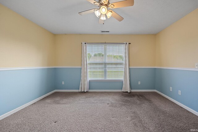 1890 Cal Dr, West Lafayette, IN 47906 - spare room featuring a ceiling fan, baseboards, and carpet flooring