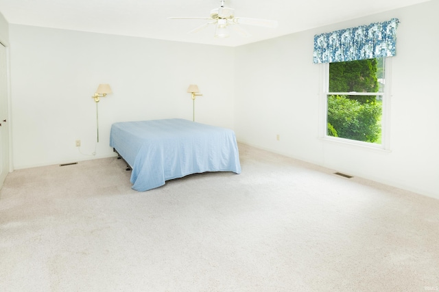 3915 S Allen Ct, Bloomington, IN 47401 - bedroom featuring carpet floors and ceiling fan