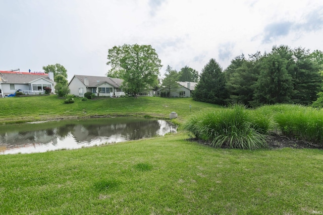 3915 S Allen Ct, Bloomington, IN 47401 - view of grassy yard featuring a water view
