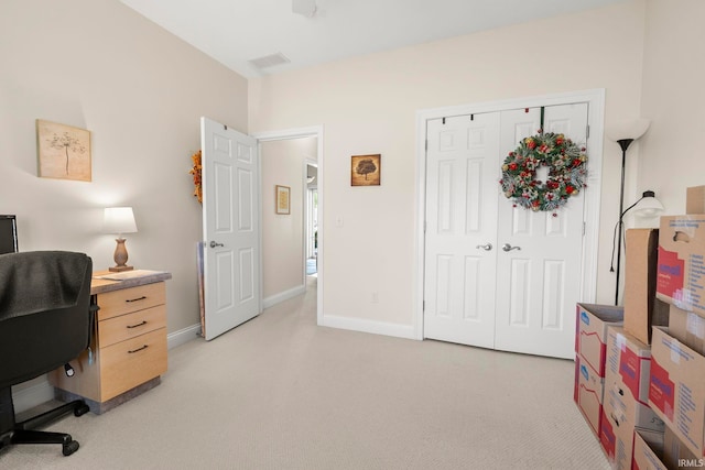 2410 Deerfield Ct, Decatur, IN 46733 - office area with light carpet and baseboards