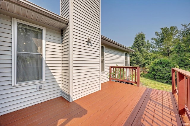 1063 S Colchester Ct, Bloomington, IN 47401 - view of wooden terrace