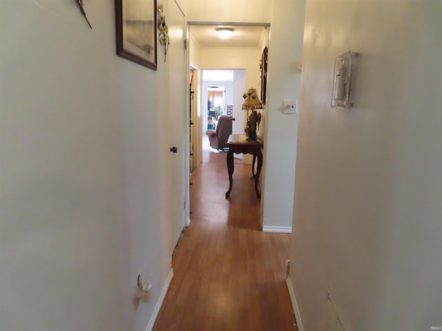 303 S Lenfesty Ave, Marion, IN 46952 - corridor featuring light wood-type flooring and baseboards