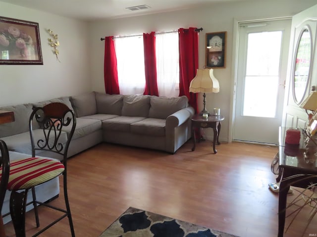 303 S Lenfesty Ave, Marion, IN 46952 - living area featuring wood finished floors