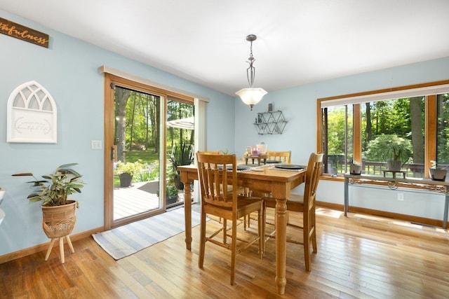 2796 N 85 W, Angola, IN 46703 - dining space with light wood-style floors and baseboards