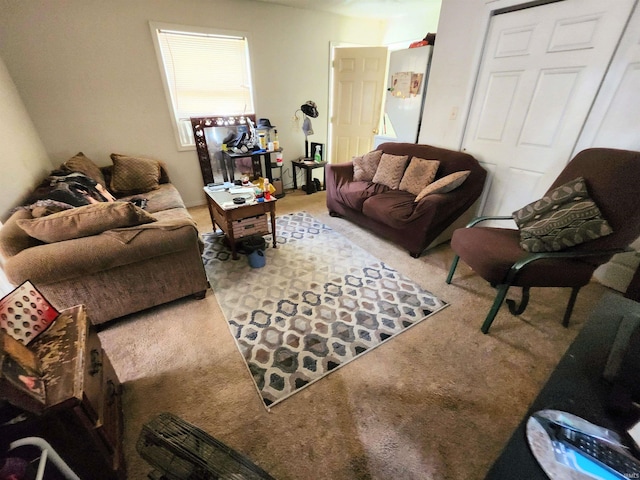 708 Columbia Ave, Fort Wayne, IN 46805 - living room featuring carpet flooring