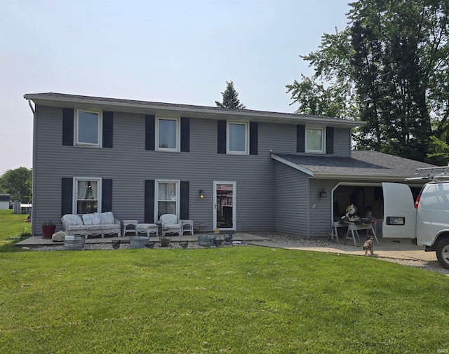 407 S Colony Dr, Garrett, IN 46738 - view of front of property with a front lawn and an outdoor living space