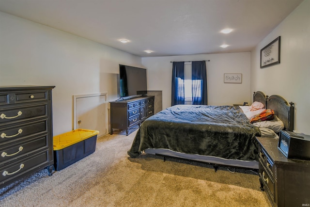407 S Colony Dr, Garrett, IN 46738 - bedroom featuring light carpet