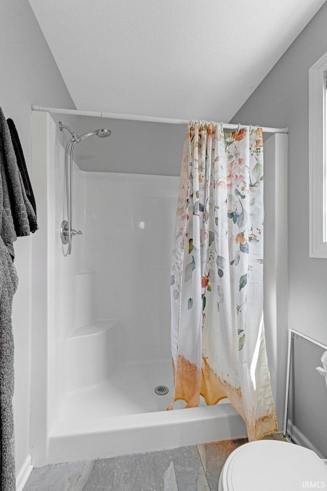 15926 Continental Dr, Huntertown, IN 46748 - full bath with a shower with curtain and toilet