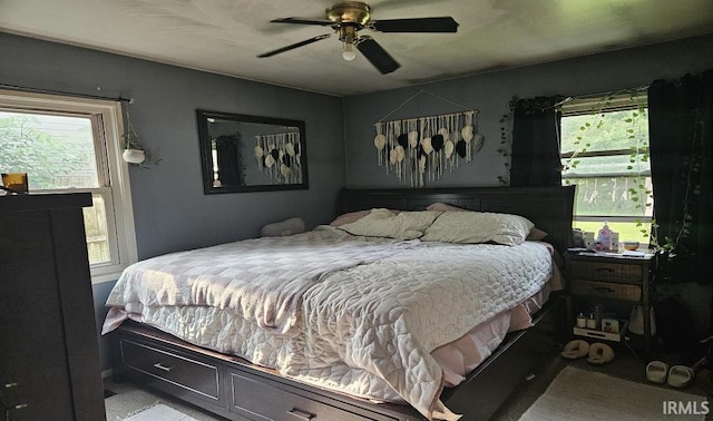 1104 Alder Dr, Lafayette, IN 47909 - bedroom featuring a ceiling fan