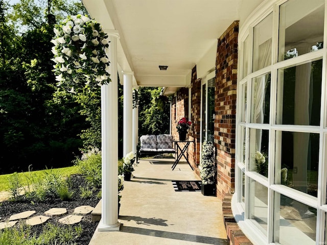 42 Center St, Avoca, IN 47420 - view of covered porch