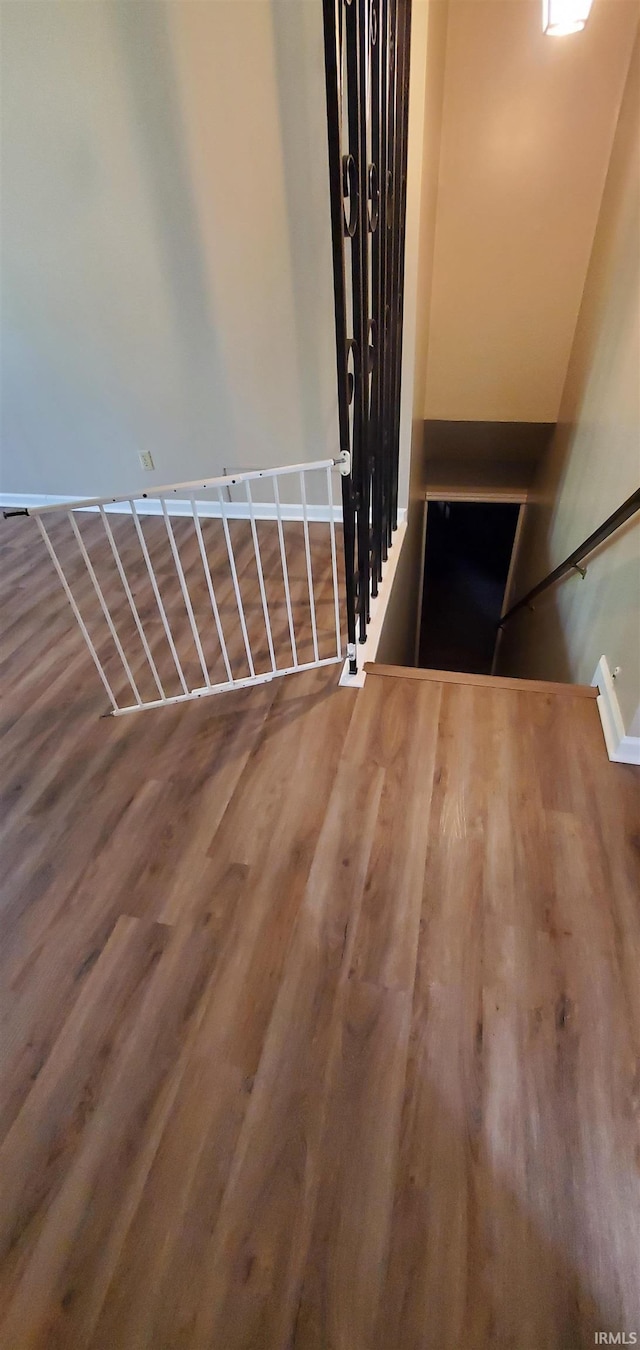1609 Gordon Dr, Kokomo, IN 46902 - stairway with wood finished floors