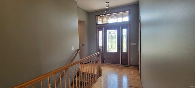 360 E 350 Rd N, Warsaw, IN 46582 - entrance foyer featuring light wood finished floors