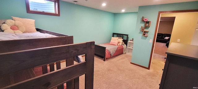 360 E 350 Rd N, Warsaw, IN 46582 - bedroom with light carpet and recessed lighting